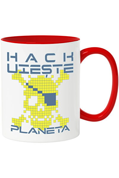 StoryGift Romania Cana craniu pirat Hackuieste Planeta lume virtuala, 330ml, ...