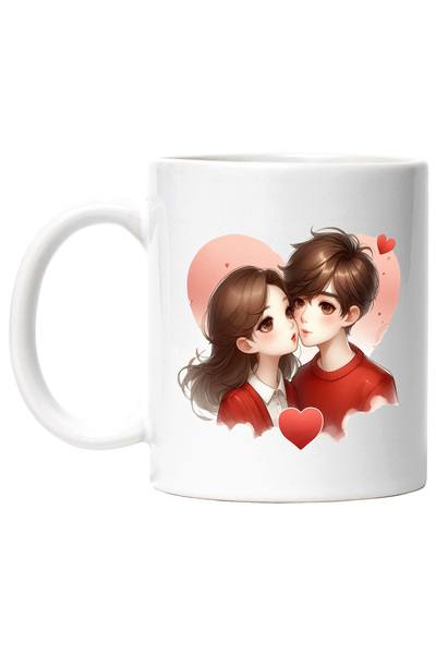 StoryGift Romania Cana cu o fata si un baiat, ilustratie, prietenie, iubire, ...