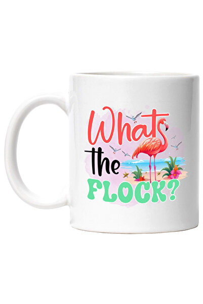 StoryGift Romania Cana cu mesajul "What's the flock?", vara, vacanta, relaxar...