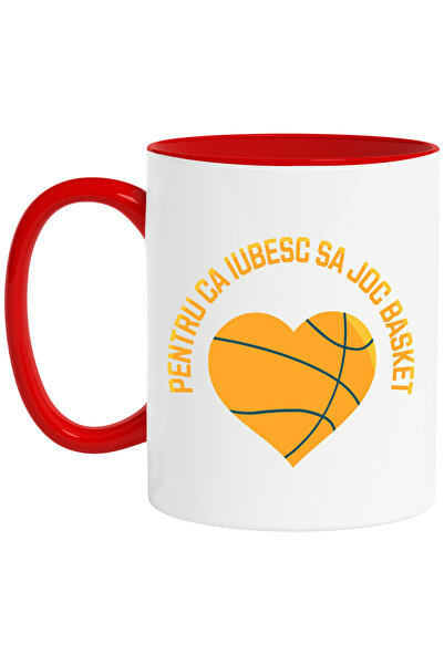StoryGift Romania Cana cu Inima Iubitorii De Sport Baschet Echipa Minge Sanat...