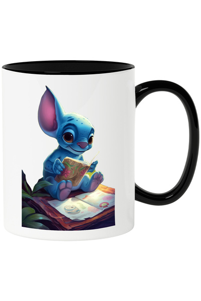 StoryGift Romania Cana cu Portret Figurina Animalut, Verde, Fericit, Carte, A...