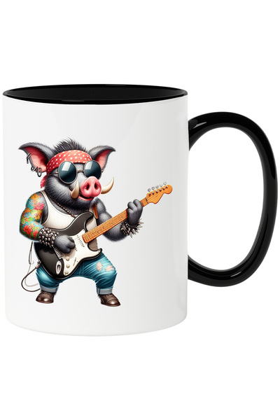 StoryGift Romania Cana cu un porc mistret care canta la chitara | ilustratie ...