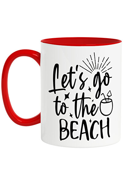 StoryGift Romania Cana cu mesajul "Let's go to the beach" - hai sa mergem pe ...