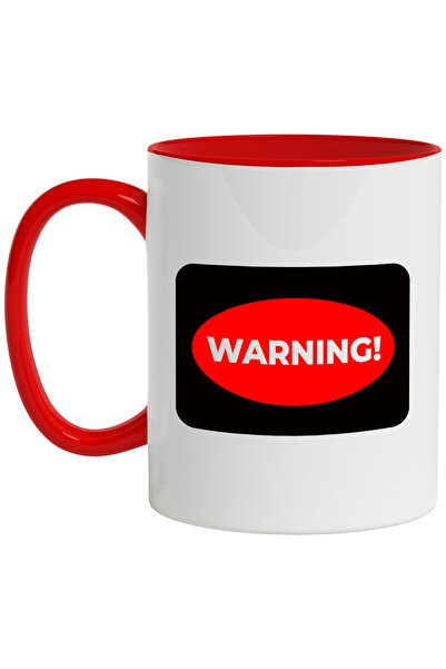 StoryGift Romania Cana Cu Mesaj In Engleza Warning, Simbol, Semn, Multicolor ...