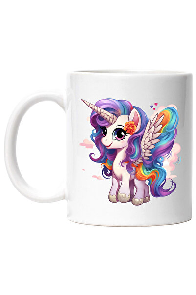 StoryGift Romania Cana cu un unicorn cu aripi | ilustratie | norisori | vesel...