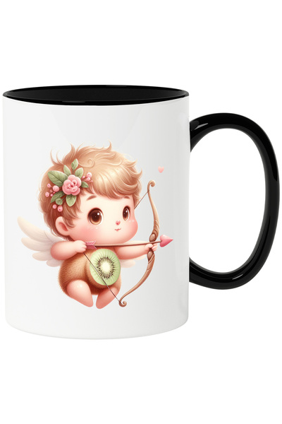 StoryGift Romania Cana cu un bebelus Cupidon | ilustratie | trage cu arcul | ...