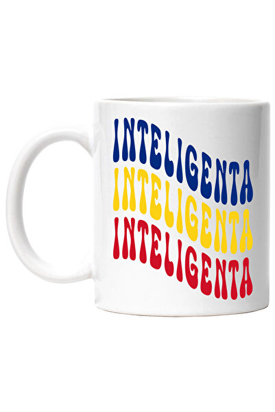 StoryGift Romania Cana Cuvantul Inteligenta, in Culorile Steagului Romaniei, ...