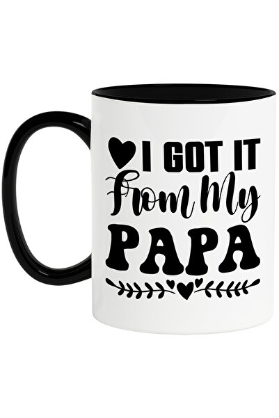 StoryGift Romania Cana cu mesaj recunoscator in engleza "I got it from my pap...