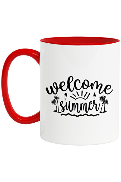 StoryGift Romania Cana cu textul in engleza "Welcome, summer" - bun-venit var...