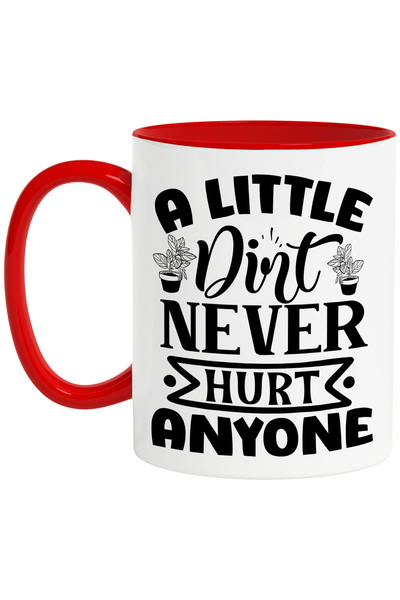 StoryGift Romania Cana pentru gradinari cu mesajul "A little dirt never hurt ...
