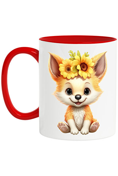 StoryGift Romania Cana cu un pui de vulpe | ilustratie | vesel | zambeste | f...