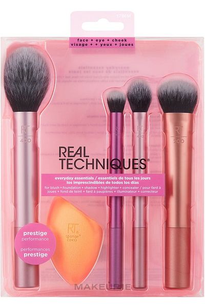 Real Techniques Essential Makeup Brush Set for Daily Use Rt-1786