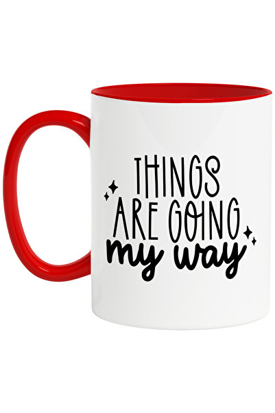 StoryGift Romania Cana cu stelute si mesajul "Things are going my way" - lucr...