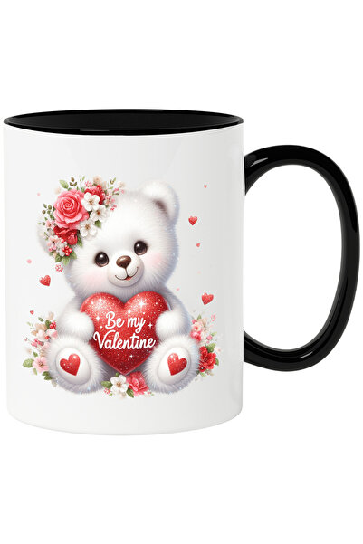 StoryGift Romania Cana cu un ursulet polar | de plus | ilustratie | flori | p...