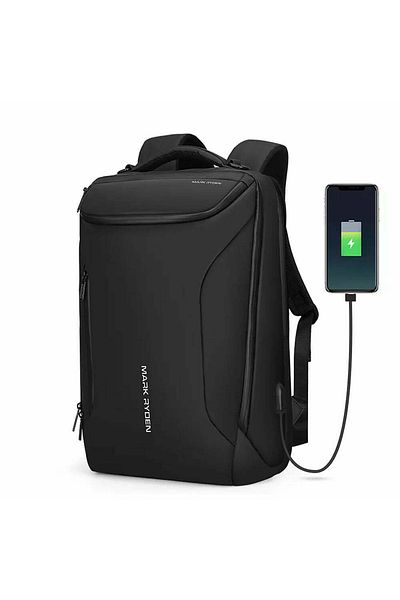 Mark Ryden Men's backpack Mark Ryden Smart, 17.3 laptop, fully waterproof, USB port, 30L, 50 x 30 x 20 cm