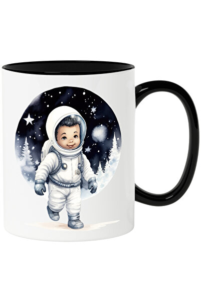StoryGift Romania Cana cu un copil de culoare in costum de astronaut | ilustr...