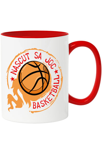 StoryGift Romania Cana cu Minge De Basketball In Aer Flacari Sport Sanatate M...