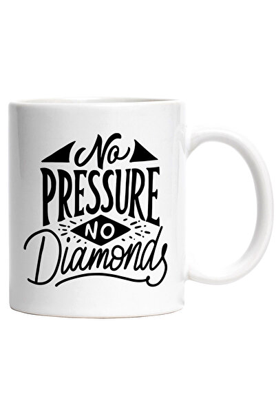 StoryGift Romania Cana Cu Mesaj In Engleza No Pressure No Diamonds, Presiune,...