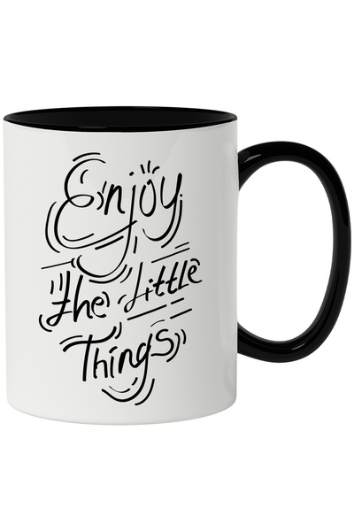 StoryGift Romania Cana Cu Mesaj In Engleza Enjoy The Little Things, Bucura-te...