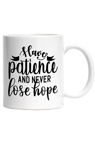 StoryGift Romania Cana cu mesajul motivational "Ai rabdare si nu iti pierde s...