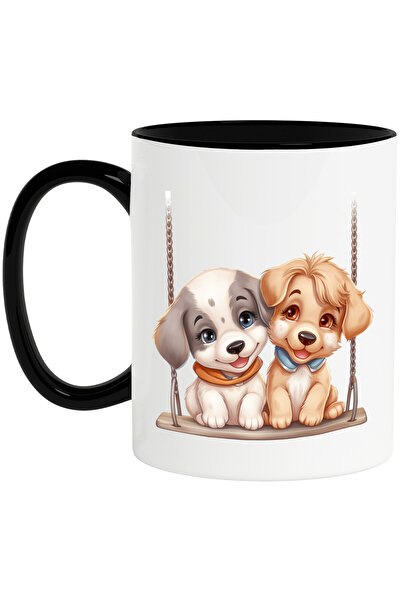 StoryGift Romania Cana cu 2 catelusi care se dau in leagan | ilustratie | rel...