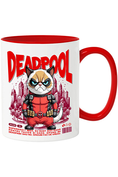 StoryGift Romania Cana cu Pisica Morocănoasă / Grumpy cat Pisica In Costum de...