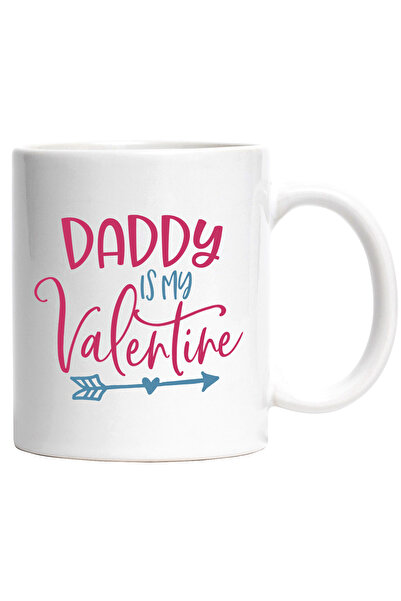 StoryGift Romania Cana cu Textul in Engleza Daddy is My Valentine, Tata e Val...