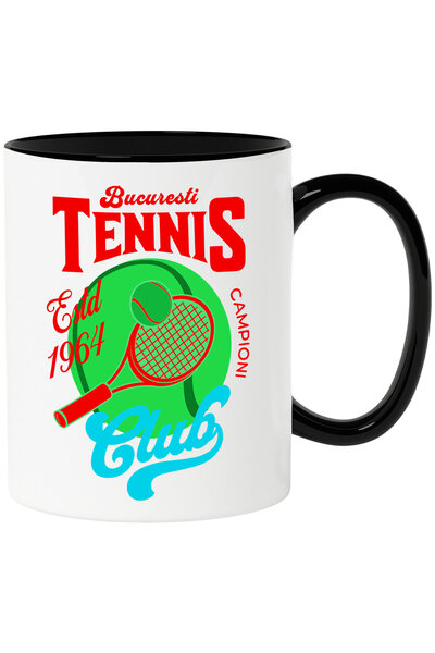 StoryGift Romania Cana cu Iubitorii DE Sport Tennis Racheta Si Minge Campioni...