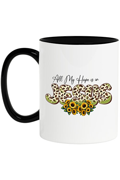 StoryGift Romania Cana cu mesajul "All my hope is in Jesus", religie, ilustra...