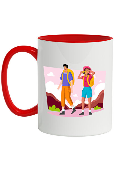 StoryGift Romania Cana Cu Drumetie, Nori, Natura, Munte, Ghiozdan, Binoclu, P...