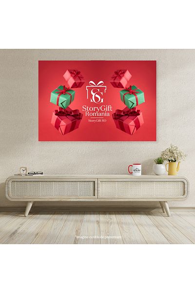 StoryGift Romania Cana cu inimioare pentru cei care se cred minunati - si sora e in regula cu Mane, Cu Maner Rosu