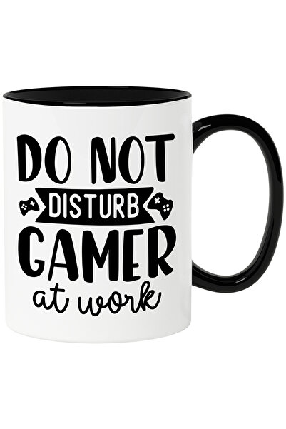 StoryGift Romania Cana cu textul "Do not disturb, gamer at work" - nu deranja...