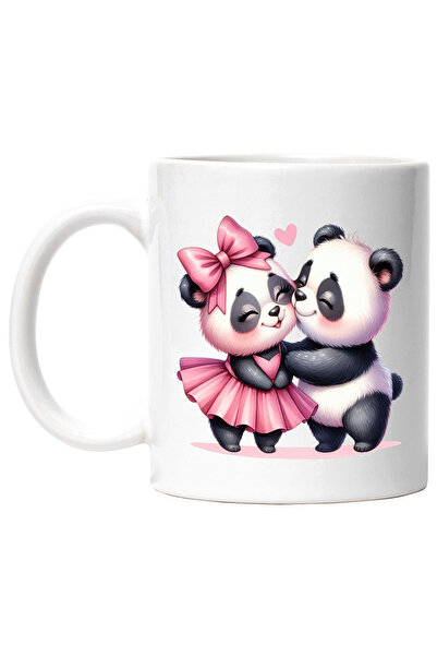 StoryGift Romania Cana cu o ursoaica si un urs Panda | apropiati | ilustratie...
