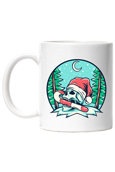 StoryGift Romania Cana Cu Padure, Iarna, Glob De Zapada, Craniu, Craciun, Mul...