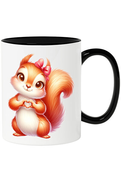 StoryGift Romania Cana cu o veverita care face un semn in forma de inima | il...