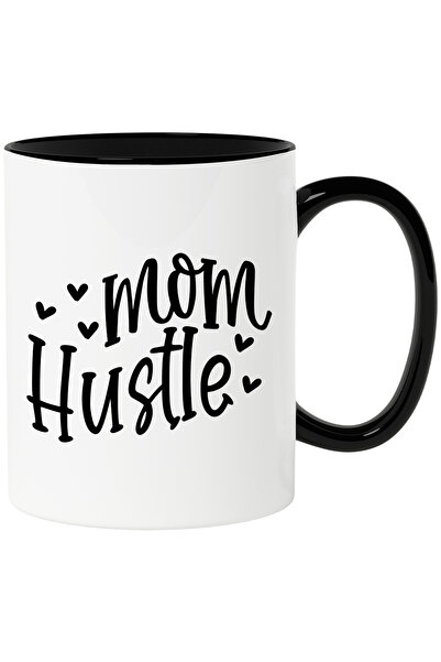 StoryGift Romania Cana pentru mamele smechere cu textul in engleza "Mom hustl...