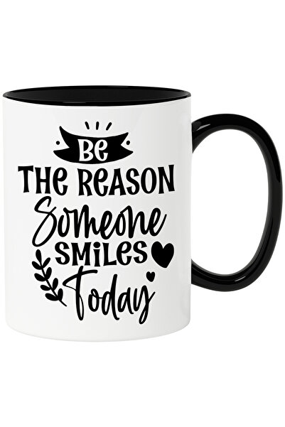 StoryGift Romania Cana cu inimioare si mesajul "Fii motivul pentru care cinev...