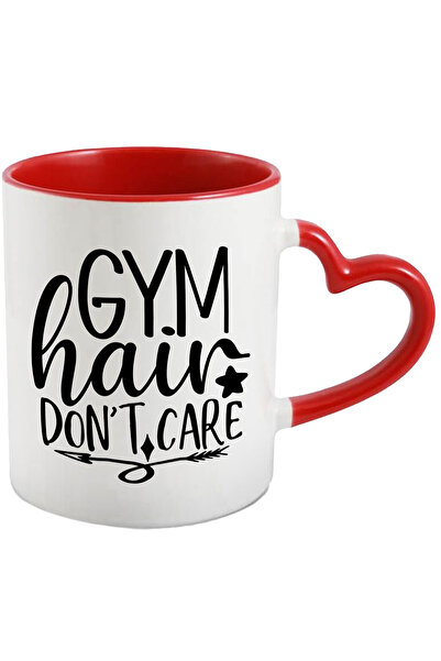 StoryGift Romania Cana cu textul "Gym hair don't care" - sala sport efort cu ...