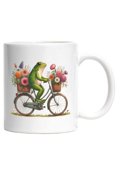 StoryGift Romania Cana cu o broasca | ilustratie | merge cu bicicleta | plimb...