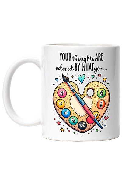 StoryGift Romania Cana cu mesajul "Your thoughts are colored by what you...",...