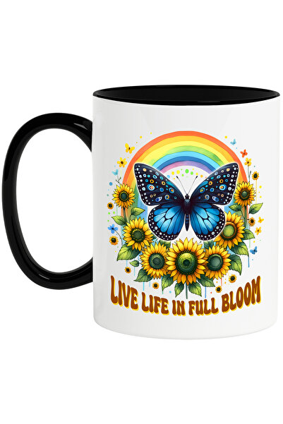 StoryGift Romania Cana cu mesajul "Live life in full bloom", traieste viata, ...