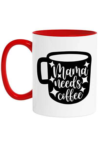 StoryGift Romania Cana cu mesajul in engleza "Mama needs coffee" - mama are n...