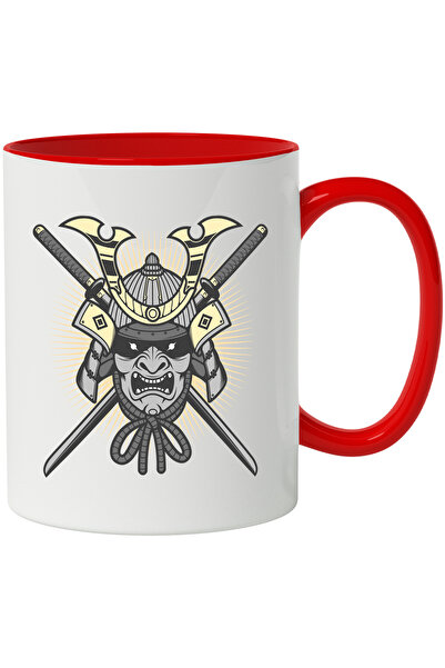 StoryGift Romania Cana Cu Masca Oni, Samurai, Sabie, Asiatic, Razboinic, Mult...