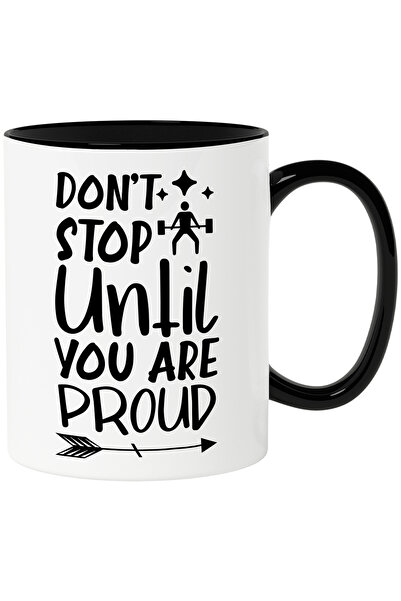 StoryGift Romania Cana cu mesajul "Nu te opri pana cand nu esti mandru" - rezultate ambitie cu Man, Cu Maner Negru