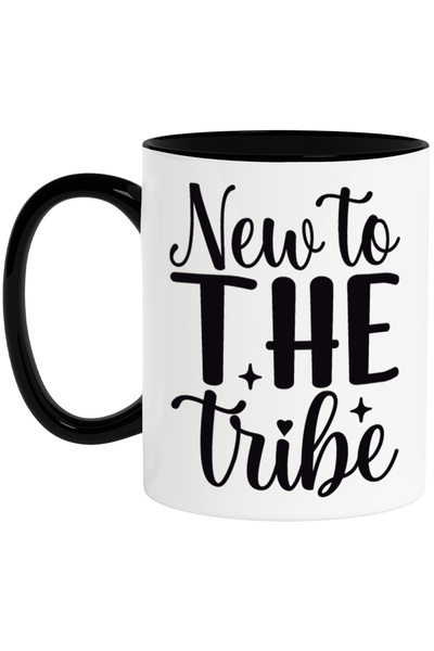 StoryGift Romania Mug for new members of the tribe with Black Handle, With Bl...
