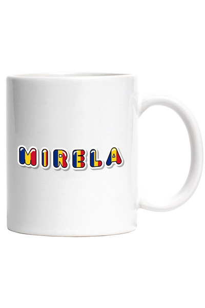 StoryGift Romania Cana Cu Numele Mirela, Romania, Suporter, Steagul Romaniei,...