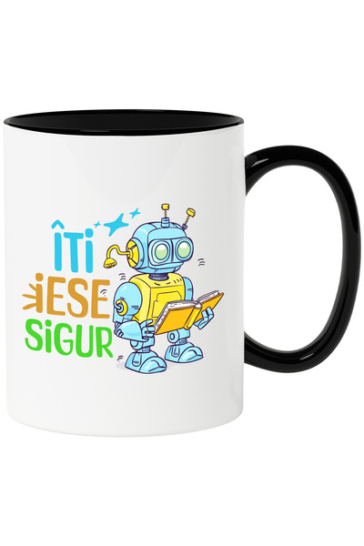 StoryGift Romania Cana robot citind iti iese sigur munceste din greu, 330ml, ...