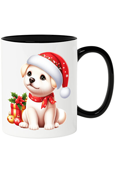 StoryGift Romania Cana cu un catel Golden Retriever | ilustratie | caciula de...