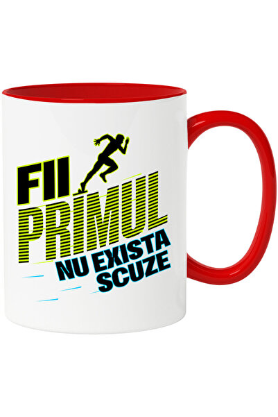 StoryGift Romania Cana cu Silueta Umana Alergare Maraton Sport Sanatate Mesaj...