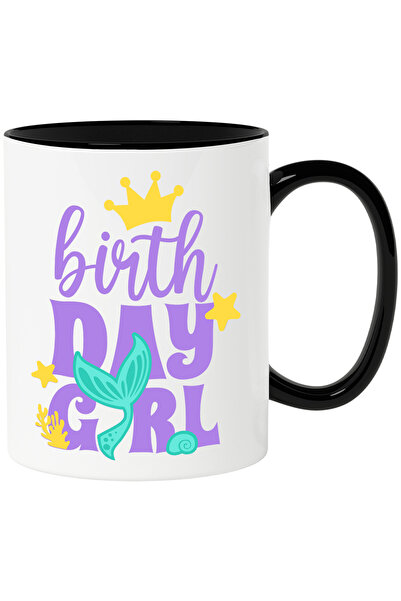StoryGift Romania Mug with English Text Birthday Girl, Birthday, Gift, Crown,...